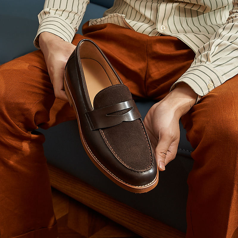 Men's Leather Penny Loafers