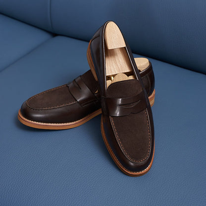 Men's Leather Penny Loafers