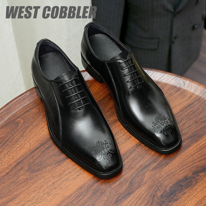 Carved British Style Oxfords Business Dress Shoes