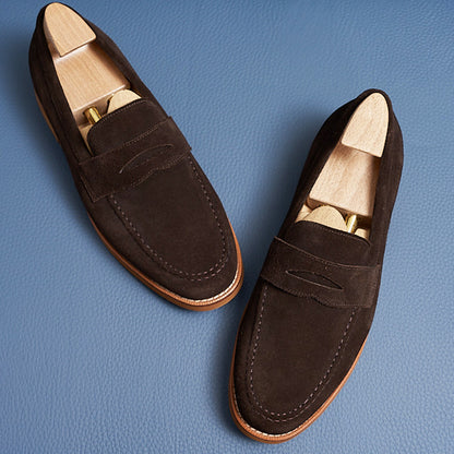 Men's Leather Penny Loafers