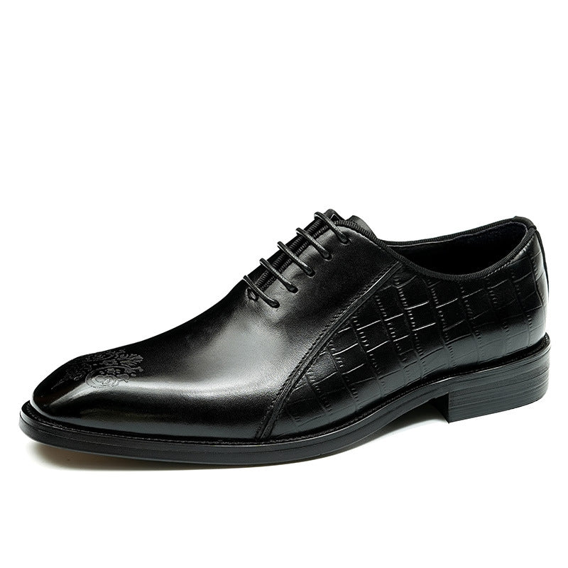 Carved British Style Oxfords Business Dress Shoes