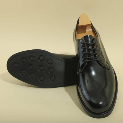 British Style Round Toe Mirror Business Casual Shoes