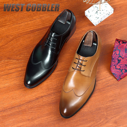 Handmade Derby Shoes Gentleman's Formal Shoes