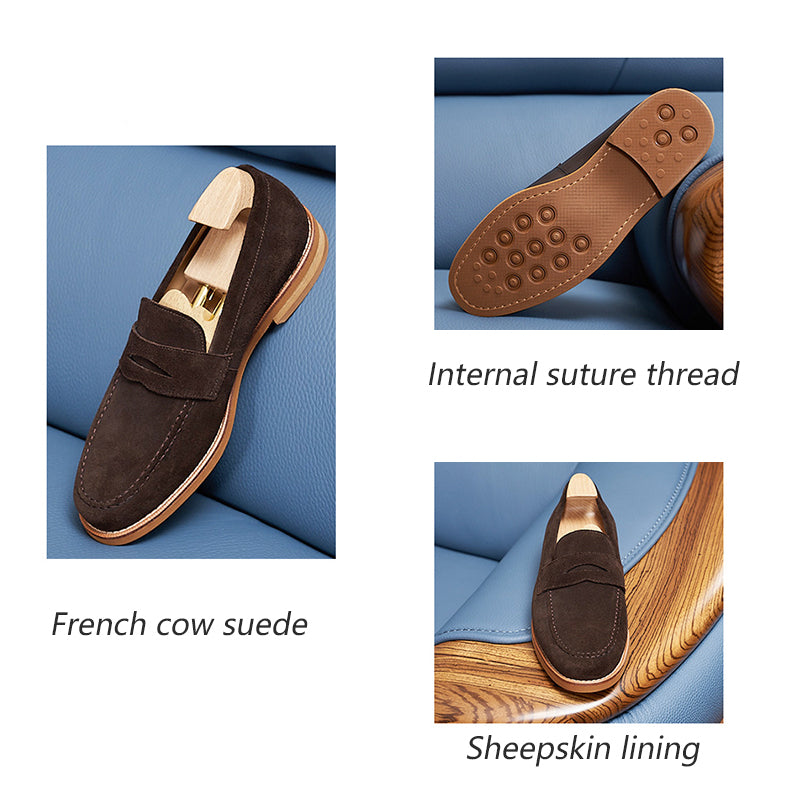 Men's Leather Penny Loafers