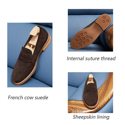 Men's Leather Penny Loafers