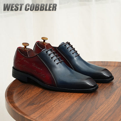 Engraved Design Business Oxford Shoes