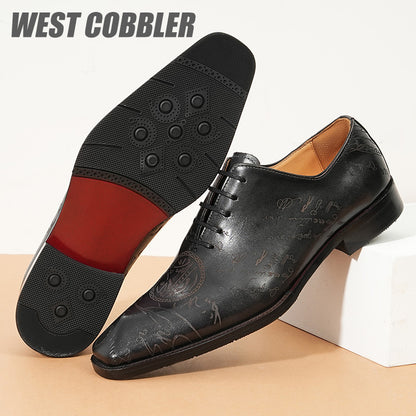 Sculpted British Style Oxford Shoes