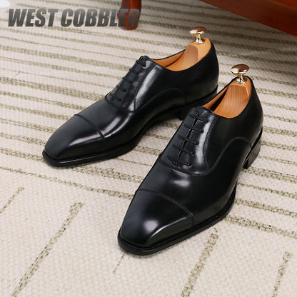 Goodyear Craft Cow Leather Sole Oxford Shoes|Piano Bottom British Style Business Leather Shoes