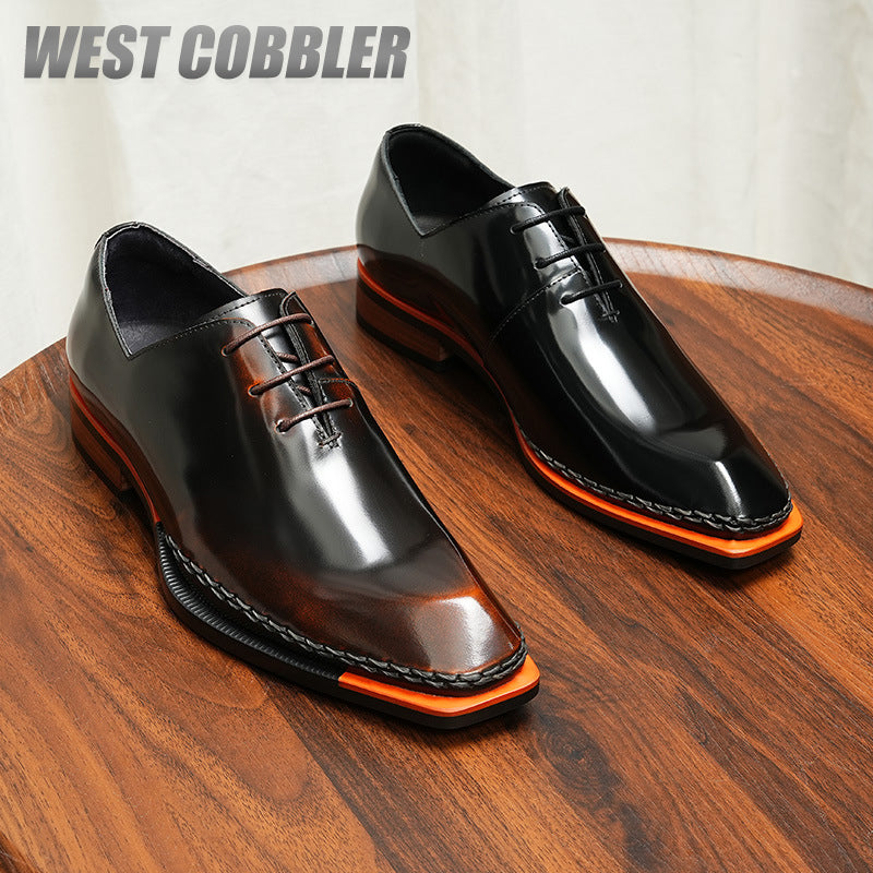 Patent Leather Shiny Oxford Shoes