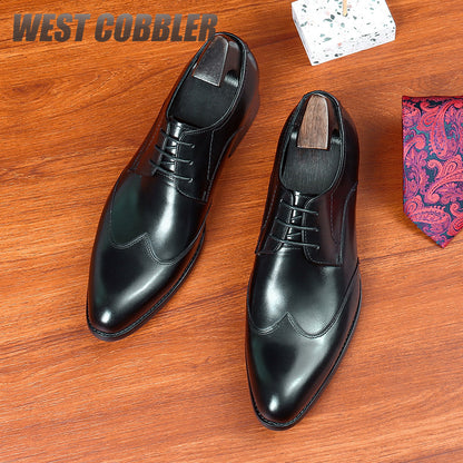 Handmade Derby Shoes Gentleman's Formal Shoes