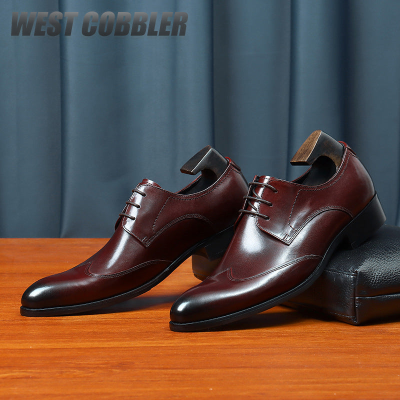 Handmade Derby Shoes Gentleman's Formal Shoes