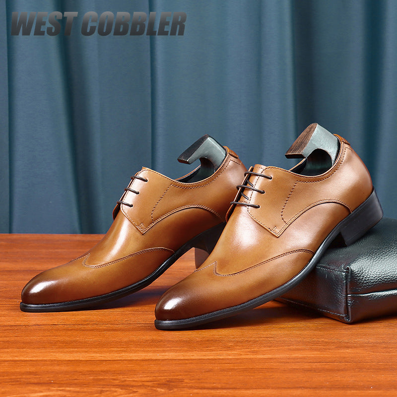 Handmade Derby Shoes Gentleman's Formal Shoes