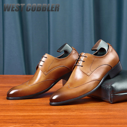 Handmade Derby Shoes Gentleman's Formal Shoes