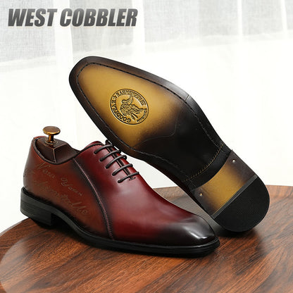 Engraved Design Business Oxford Shoes