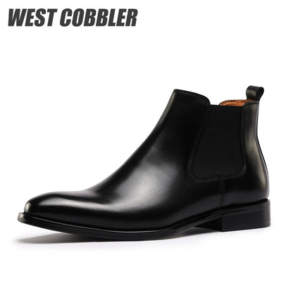 Chelsea Comfortable Leather Dress Boots for Men