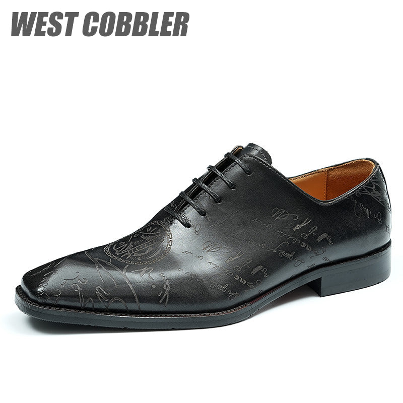 Sculpted British Style Oxford Shoes