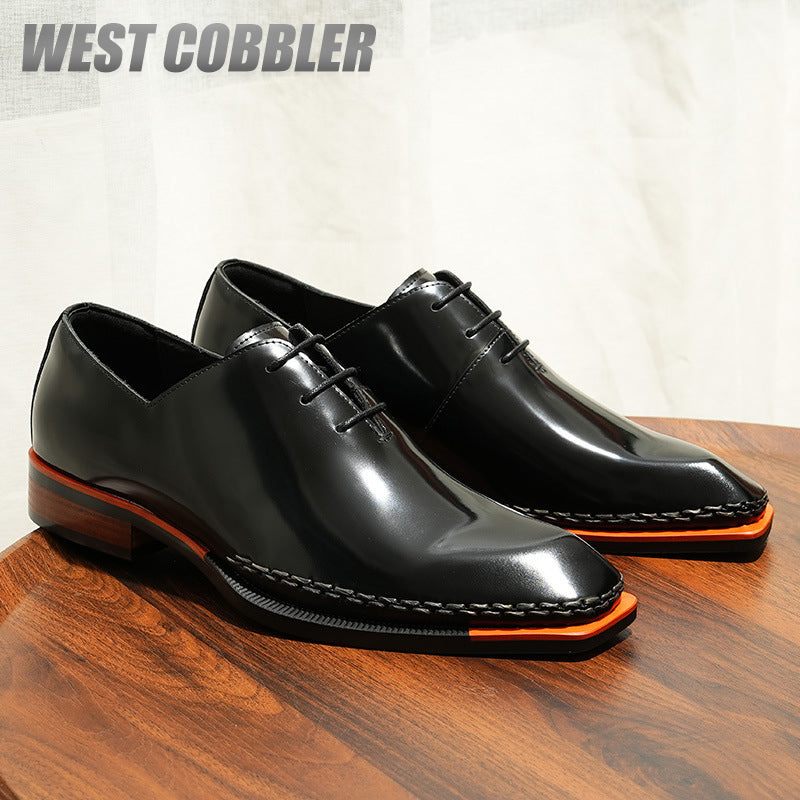 Patent Leather Shiny Oxford Shoes