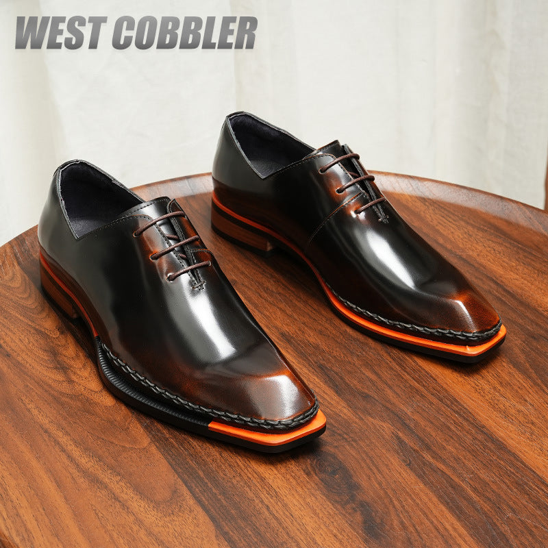 Patent Leather Shiny Oxford Shoes