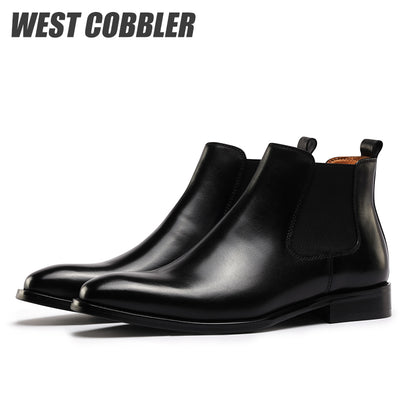 Chelsea Comfortable Leather Dress Boots for Men