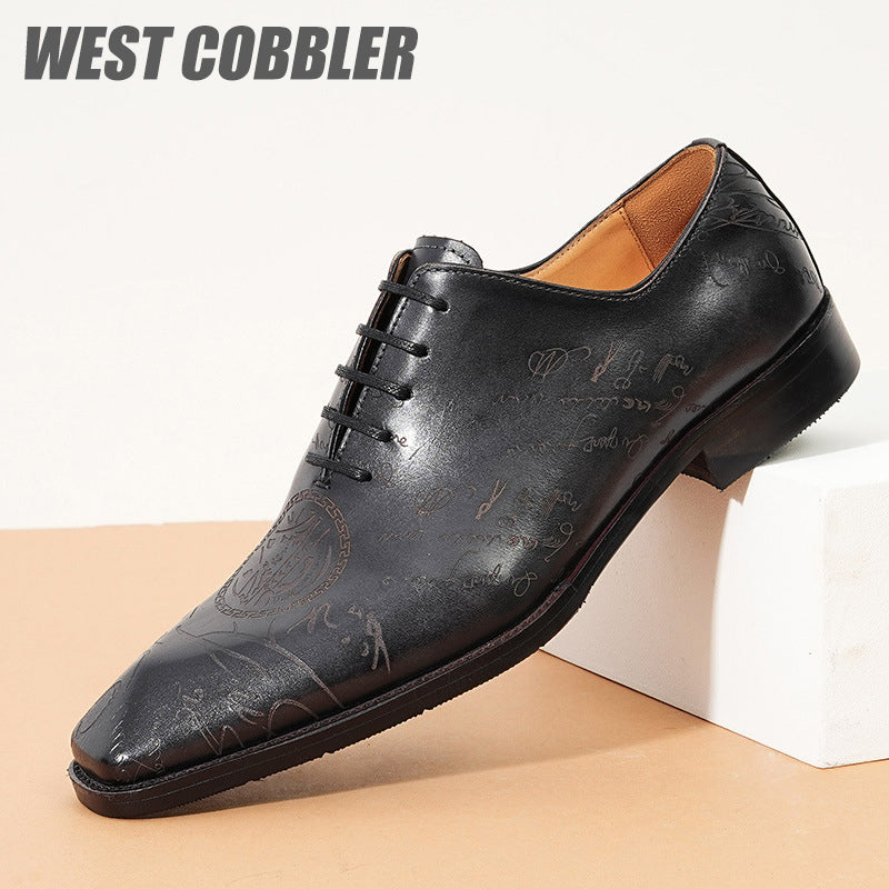 Sculpted British Style Oxford Shoes