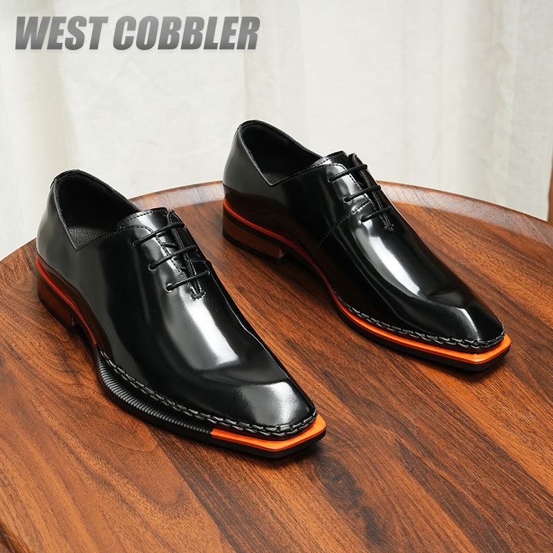 Patent Leather Shiny Oxford Shoes