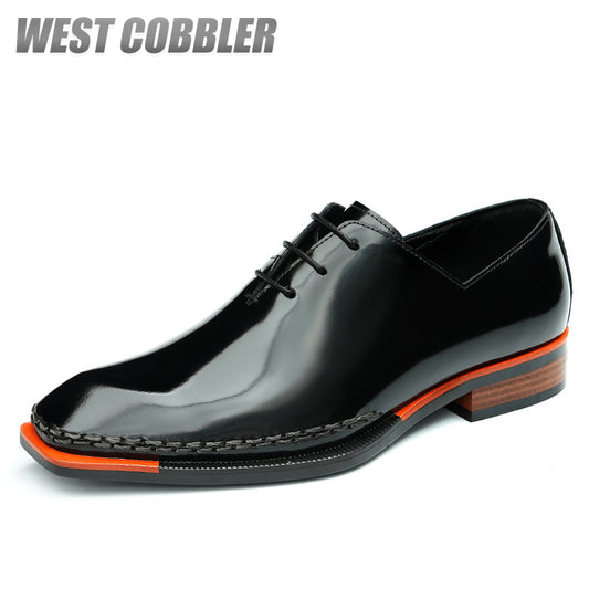 Patent Leather Shiny Oxford Shoes