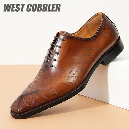 Sculpted British Style Oxford Shoes