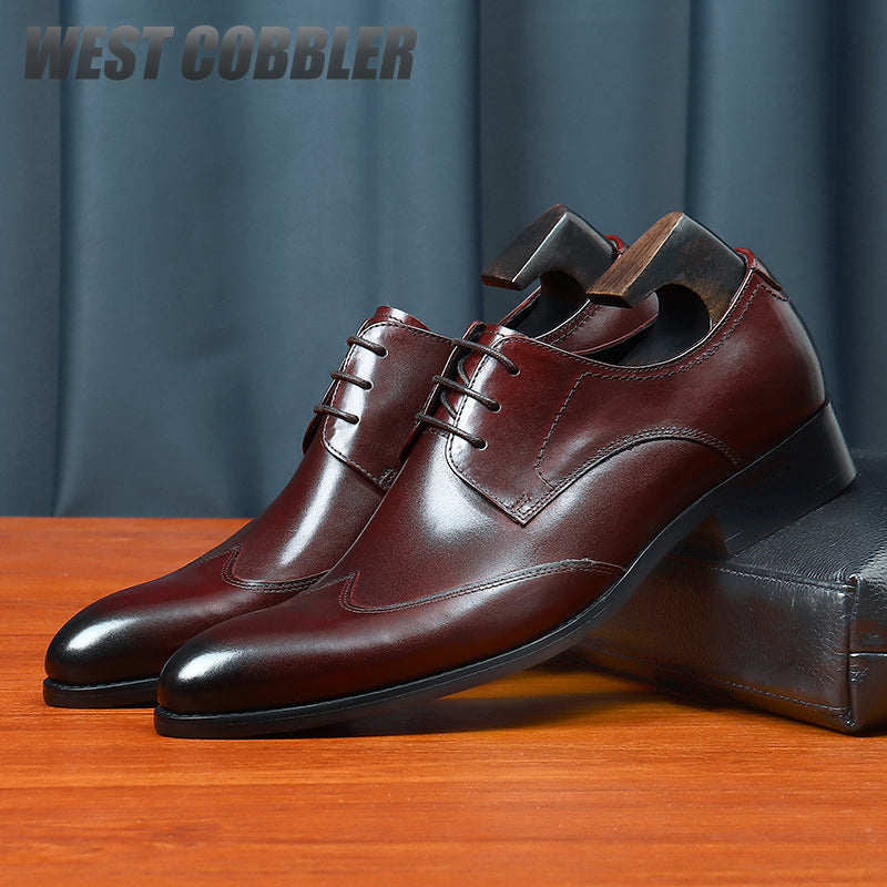 Handmade Derby Shoes Gentleman's Formal Shoes