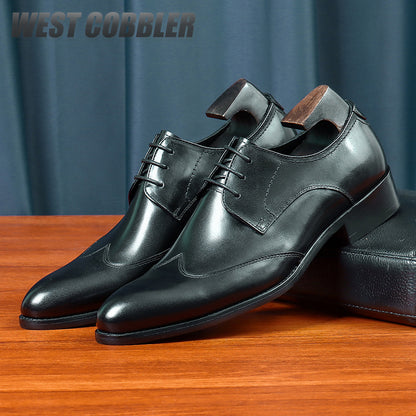 Handmade Derby Shoes Gentleman's Formal Shoes